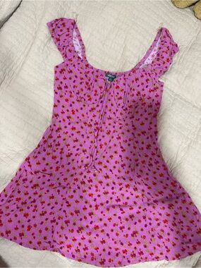 wild fable Pink Floral Summer Dress